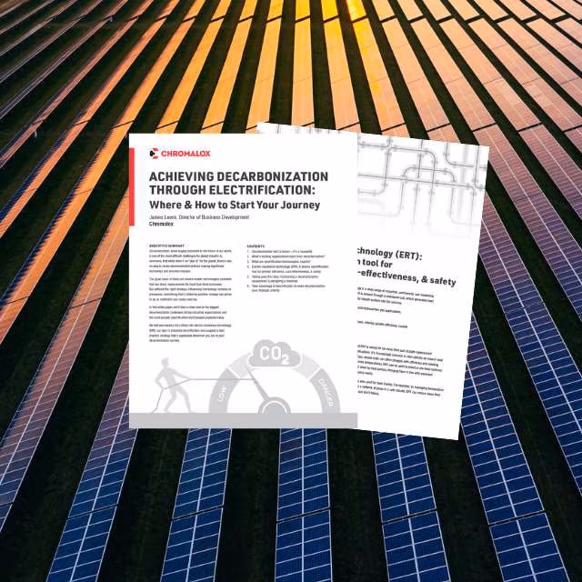 Picture of solar panels in a field with a white paper overlay