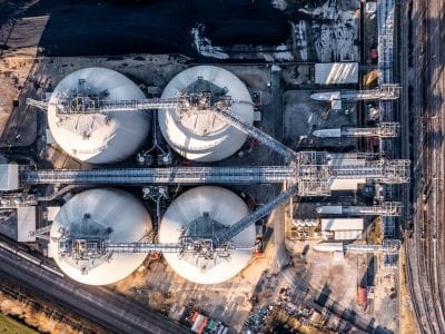 biofuel storage from above