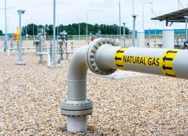 Natural gas compressor station
