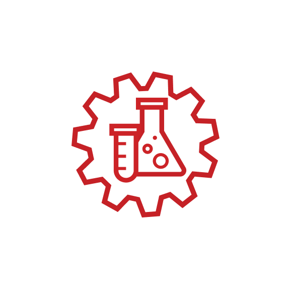 Color Engineered Chemical Icon
