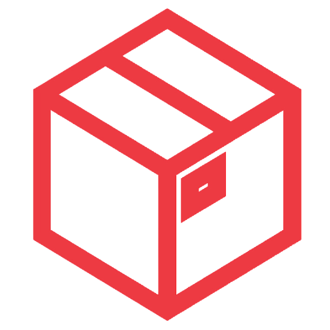 icon of a box for fast shipment 