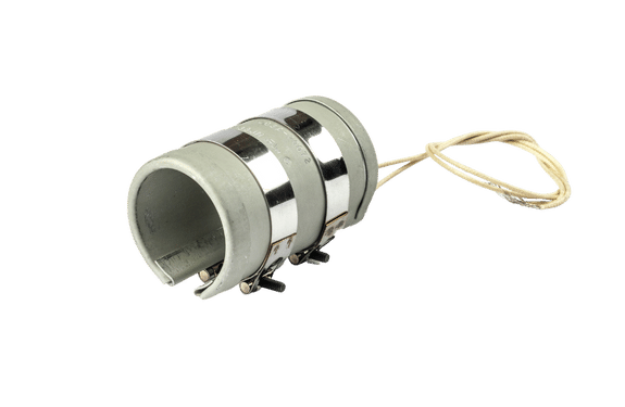 close up picture of a mica band heater