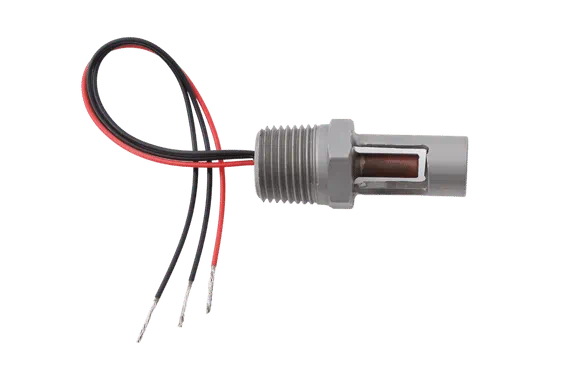 photo of a ambient heat trace sensor with wires visable