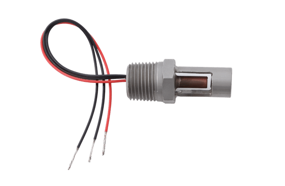 photo of a ambient heat trace sensor with wires visable