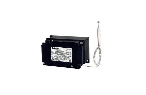 Photo of a TPR heat trace freeze protection thermostat