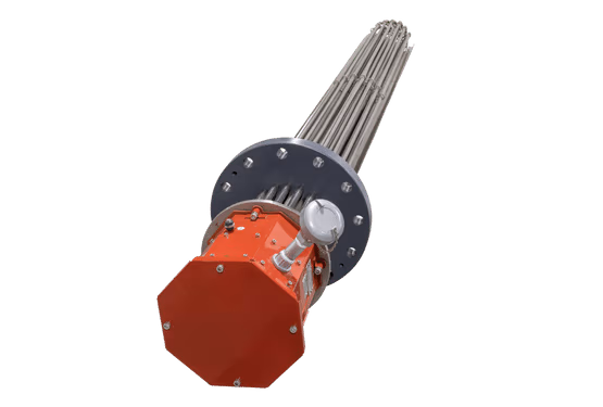 picture of a flanged heater