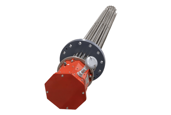 picture of a flanged heater