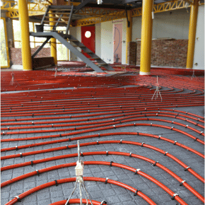 Hydronic floor heating