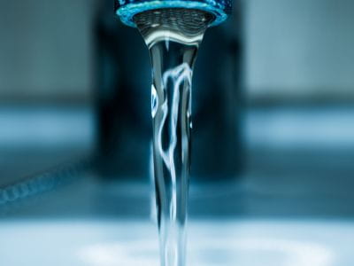 Picture of a tap close up
