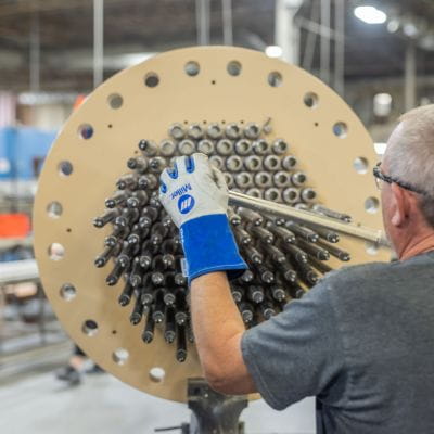 picture of an engineer working on a directconnect product